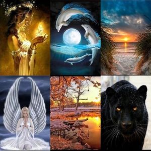 One 5D DIY Full Drill Diamond Painting Kit Do it yourself art craft